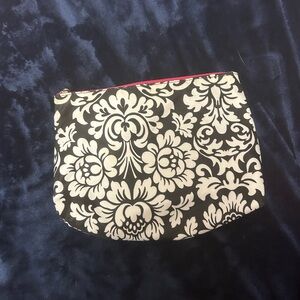Elegant Black and White Floral Women's Bag